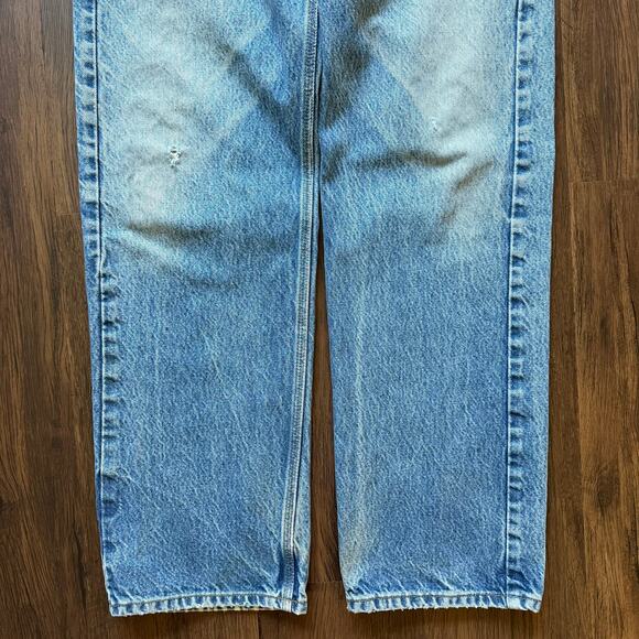Carhartt B480 Traditional Fit Jeans 38x32 Light Wash Denim 2014 - Picture 7 of 8